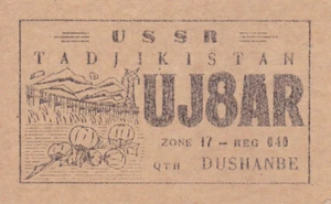 URSS, 1972, Scheda QSL d'epoca - Radioamatore - Foto 1 di 2