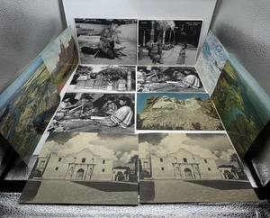 LOT OF 12 LARGE FORMAT INDIAN POSTCARDS 1970'S/80'S one postal used - Picture 1 of 15