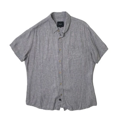 Rails Shirt Mens XXL 2XL Carson Chambray Striped Button Up Short Sleeve Pocket - Image 1 of 4