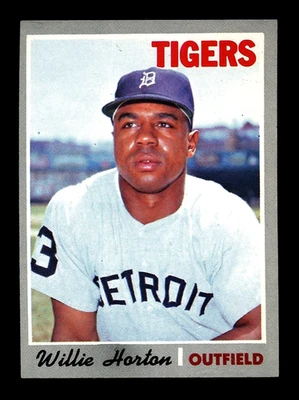 1970 Topps "Willie Horton" Tigres de Detroit (alto #520) ¡casi nuevo-como nuevo envío combinado! Foto 1 de 2
