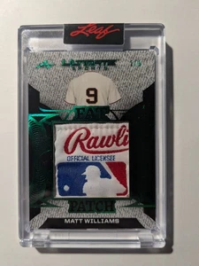 MATT WILLIAMS FAT PATCH JERSEY TAG 2024 Leaf Ultimate Sports SUPER RARE # 1/1 - Bild 1 von 2