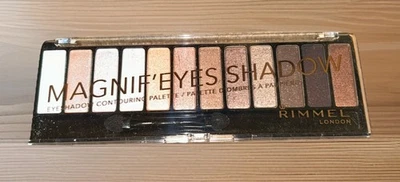 Rimmel Magnif'Eyes 12-Color Eyeshadow Palette in London Nudes Calling-.49oz-New - Image 1 of 2