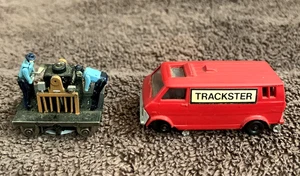 HO BACHMANN FUNKTIONIERENDER 2 MANN PUMPENWAGEN & TRACKSTER VAN - Bild 1 von 4