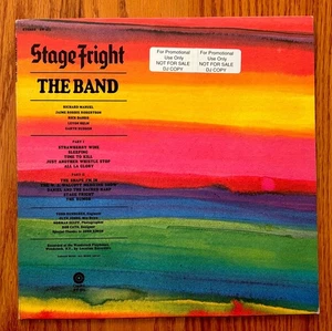 THE BAND: STAGE FRIGHT Promo/DJ Album~CAPITOL #SW-425 - Near Mint - Picture 1 of 3