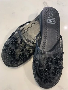 Chinese Mesh Slippers Sandals Fits Women Teens Girls Various Colors Sizes - Picture 1 of 3