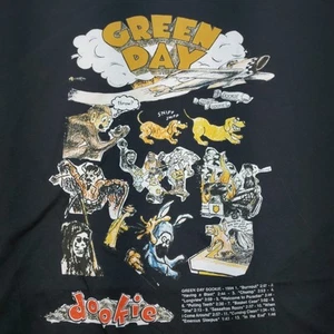 Green Day "Dookie" 1994 Tour T-Shirt schwarz Tee Shirt Neu mit Etikett Größe 3XL Unisex - Bild 1 von 9