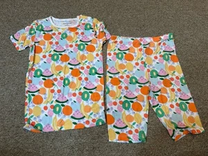 Magnetic Me Short Sleeve and Shorts Girls Pajamas 2 Piece Fruit Size 6y - Picture 1 of 5