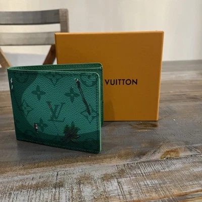 Cartera organizadora de bolsillo con monograma de golf Louis Vuitton verde, M14871 Foto 1 de 4