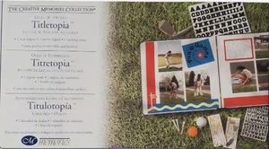 Creative Memories Titletopia Oval & Swirl - Buchstaben & Sticker Aligner für Titel - Bild 1 von 4