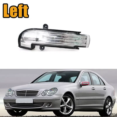 Luz de señalización del espejo retrovisor izquierdo para Mercedes-Benz Clase C W203 C230 C240 C32 2004-2007 Foto 1 de 4