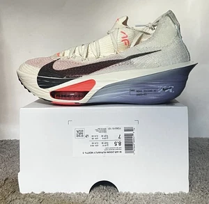Size 8.5W- Nike Air Zoom Alphafly Next% 3 FP Running Coconut Milk NBY FD8315-101 - Picture 1 of 5