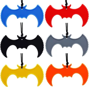 Nagende sensorische Kaukette Kausnacks Kinder Autismus Fledermausform - 6er Pack - Bild 1 von 10