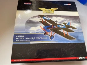 L281E Corgi AA37702 RAF SE5a Capt Billy Bishop No 60 SQN RFC '17 LTD 3105/3710 - Picture 1 of 11