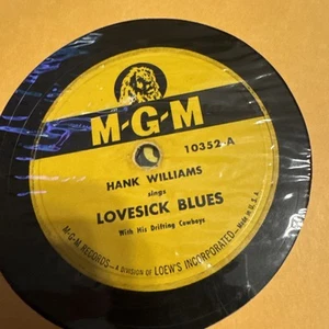 Lot Of 12 Hank Williams 78 RPM Records On MGM All V To V+ Or Better - Picture 1 of 12