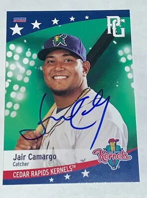 Jair Camargo SIGNED 2022 Cedar Rapids Kernels Team Card Auto RC Minnesota Twins - Image 1 of 2