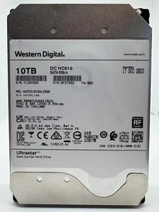Disque dur 10 To Western Digital Ultrastar DC HC510 HUH721010ALE600 SATA III 3,5" - Photo 1/4