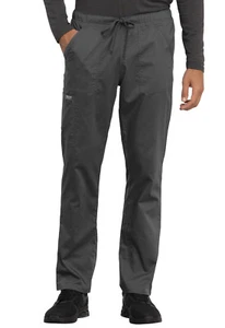 Cherokee Workwear Scrubs Unisex Tapered Drawstring Short Pant WW020S PWT Pewter - Picture 1 of 6