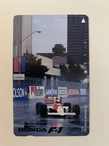 Ayrton Senna Japanese Telephone Card AS-J-84 McLaren Honda 1990 US GP MINT - Bild 1 von 2
