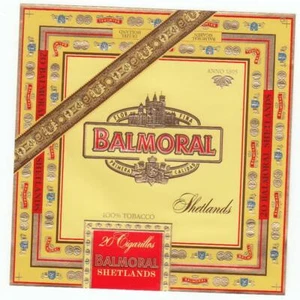 1 cigar label Balmoral Shetlands 20 cigarillos - Picture 1 of 1