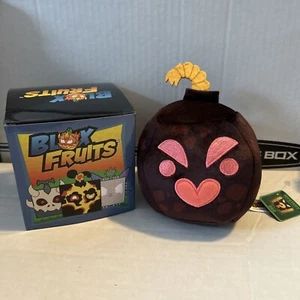 Roblox Blox Fruits 4” Plush Bomb Fruit Figure With DLC Code Series 2 - Picture 1 of 6