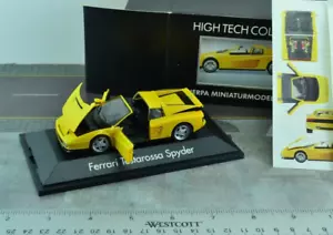 Herpa 10313 Ferrari Testarossa Spyder Car Yellow 1/43 Scale - Picture 1 of 3