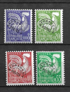 FRANCE 1960 - Precancels Stamps n° YT 119-122 MNH ** Type Coq Gaulois - CV 45€ - Picture 1 of 1