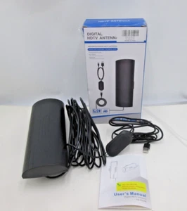 880+ Miles Range TV Antenna, Digital TV Antenna Indoor w/Amplifier Signal Boster - Picture 1 of 4