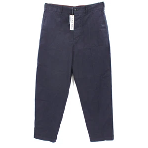 Alex Mill Boyish Chino Pants NEW Navy Blue High Rise Cotton Relaxed Size 12 - Picture 1 of 8