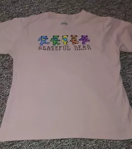 Grateful Dead Shirt Women's XL Ripple Junction Pink Short Sleeve Shirt Rock Band - Picture 1 of 10