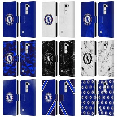 OFFICIAL CHELSEA FOOTBALL CLUB CREST LEATHER BOOK FLIP CASE FOR LG PHONES 2 - Image 1 of 4