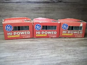 vintage General Electric flash cubes for Polaroid original pckg. 3 2pks. NOS Z38 - Picture 1 of 4