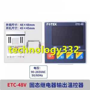1PC new FOTEK Temperature controller ETC-48V Size 48*48 SSR voltage output #LM - Picture 1 of 1