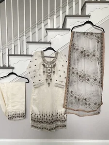 Traditional Indian Wear Classy Salwar Suit Pakistani Beautiful Salwar Kameez - Picture 1 of 15