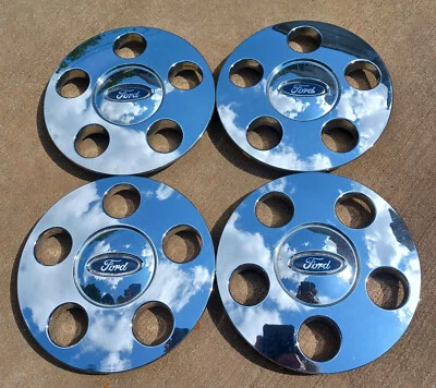 Juego de 4 tapas centrales ford taurus, cromo, 2008-2009 parte # 8g1j 1a096 aa Foto 1 de 4
