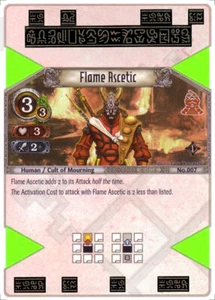 1x Flame Ascetic EOJ SET1 #007 PS3 Eye Of Judgment Inglés Casi Nuevo/Sin jugar Tarjeta C - Imagen 1 de 1