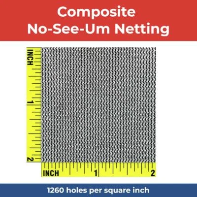 High Quality Composite Polyester No-See-Um Netting - BLACK - MADE IN USA  - Image 1 of 4
