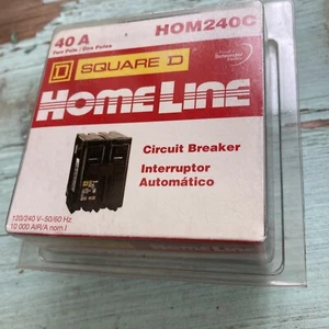 Square D HOM240C 40 A Circuit Breaker, Two Pole - Bild 1 von 7