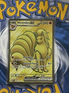 Ninetales ex 186/165 Sv: Scarlet & Violet 151 Holo - Ultra Rare - Full Art - Picture 1 of 2