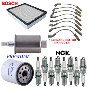 Tune Up Kit Filters Wire Plugs Fit GMC YUKON XL 1500 5.3L;FLEX SQUARE COIL 03-05 - Picture 1 of 1