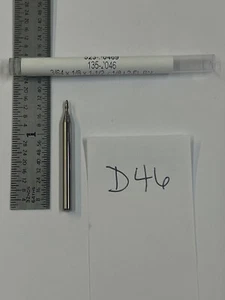 1 NUOVO MIGLIOR FRESA TERMINALE IN METALLO DURO DIAMETRO 3/64" 523-20469. PALLA 2FL. LOC 1/8" (D46) - Foto 1 di 5