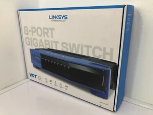 Linksys SE4008 WRT 8-Port 1000Mbps Gigabit Ethernet Switch NEW OPEN BOX!! - Picture 1 of 17