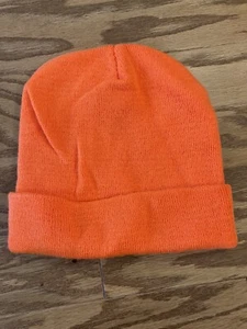 Gorro Tejido Tobogán Gorra Medias Sombrero Para Hombres Precaución Naranja Caza - Imagen 1 de 2