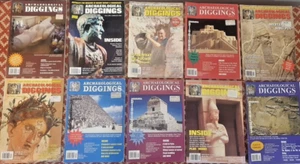 Archaeological Diggings Magazines /Archaeology Magazines Ancient History Lot x10 - Picture 1 of 11