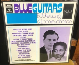 EDDIE LANG & LONNIE JOHNSON blue guitars vol 11 1970 UK PARLOPHONE MONO COMP LP - Picture 1 of 4