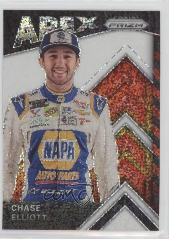 2020 Panini Prizm Apex White Sparkle Prizm Chase Elliott #A2 - Image 1 of 2