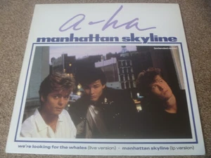 A-HA. Manhattan Skyline (Extended Remix) 12" Vinyl. 1st Press EXC 1987 W8405T - Picture 1 of 8