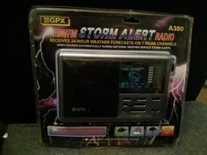 GPX AM/FM Sturmwarnradio Modell A380S neu versiegelt - Bild 1 von 3