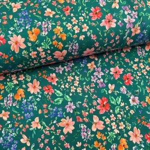 French Terry Sommersweat ab 0,50m Floral blumig - Bild 1 von 1
