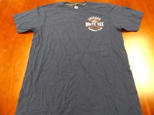 NWOT MAJESTIC TRIPLE PEAK MLB CHICAGO WHITE SOX RETRO NAVY BLUE T-SHIRT SIZE L - Picture 1 of 5