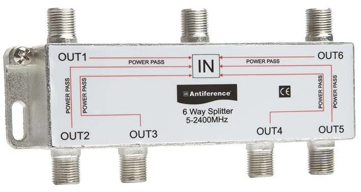 ANTIFERENCE - Pemecah Isyarat F-Type 6-Laluan Siri 75 Untuk Dalaman - Image 1 of 1